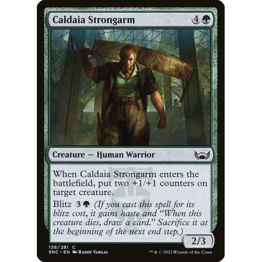 Streets of New Capenna - 138 - Caldaia Strongarm - Common - G - Foil