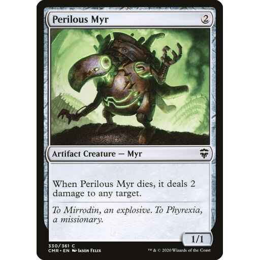 Commander Legends - 330 - Perilous Myr - Common - C - Foil