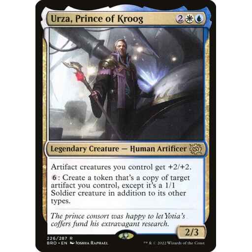 The Brothers' War - 226 - Urza, Prince of Kroog - Rare - WU - Foil