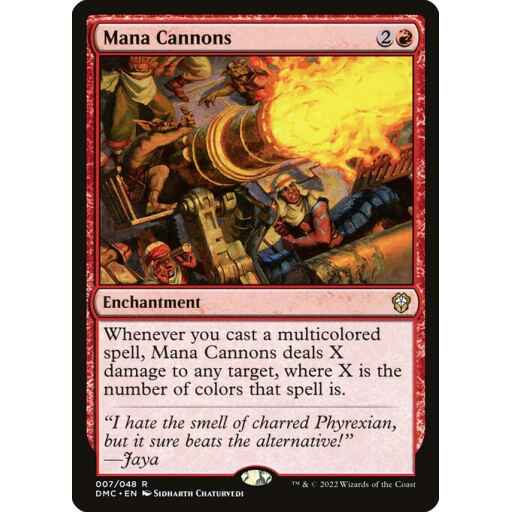 Dominaria United Commander - 7 - Mana Cannons - Rare - R - Non-foil