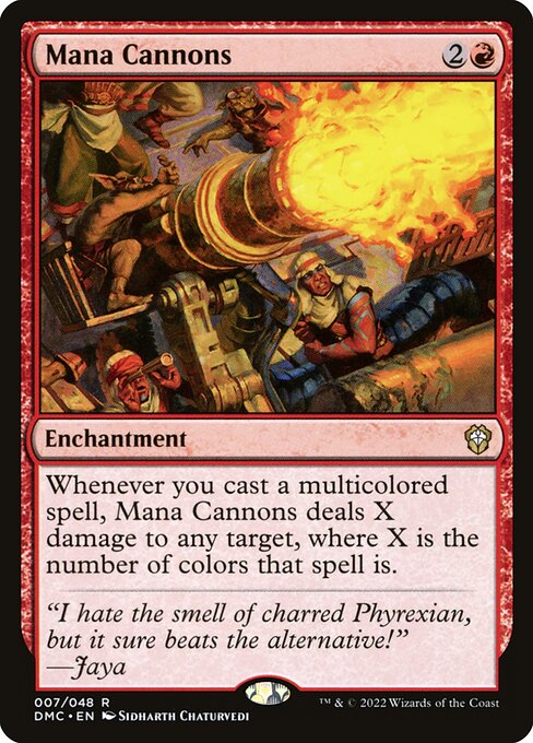 Dominaria United Commander - 7 - Mana Cannons - Rare - R - Non-foil