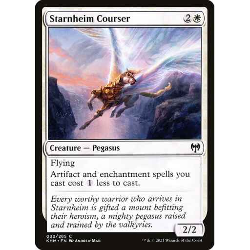 Kaldheim - 32 - Starnheim Courser - Common - W - Foil
