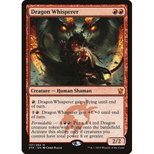 Dragons of Tarkir - 137 - Dragon Whisperer - Mythic - R - Foil