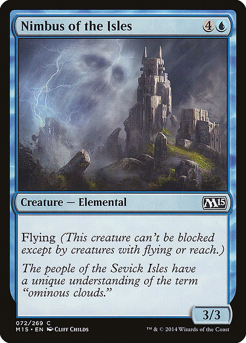 Magic 2015 - 72 - Nimbus of the Isles - Common - U - Non-foil