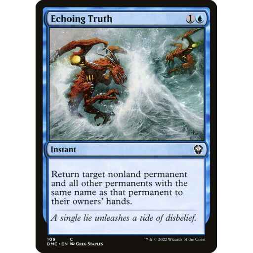 Dominaria United Commander - 109 - Echoing Truth - Common - U - Non-foil