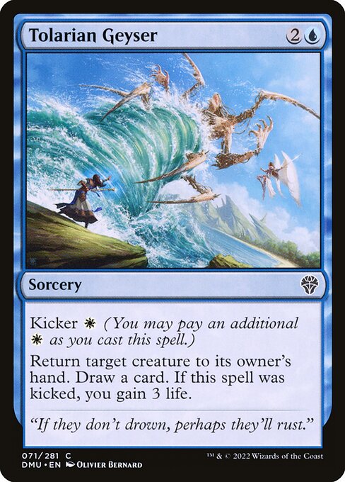 Dominaria United - 71 - Tolarian Geyser - Common - U - Non-foil