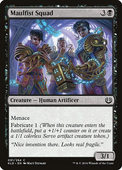 Kaladesh - 91 - Maulfist Squad - Common - B - Non-foil (Front)