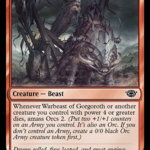 The Lord of the Rings: Tales of Middle-earth - 152 - Warbeast of Gorgoroth - Common - R - Foil