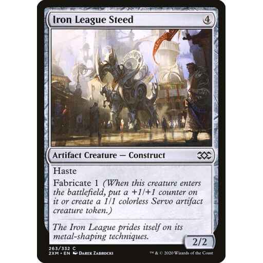 Double Masters - 263 - Iron League Steed - Common - C - Foil