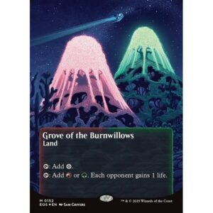 Edge of Eternities: Stellar Sights - 152 - Grove of the Burnwillows - Mythic - C - Foil