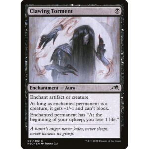 Kamigawa: Neon Dynasty - 91 - Clawing Torment - Common - B - Foil