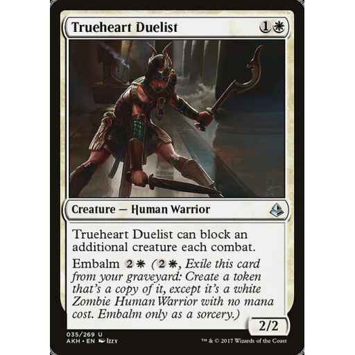 Amonkhet - 35 - Trueheart Duelist - Uncommon - W - Foil