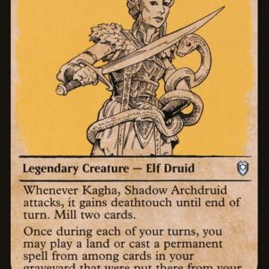 Commander Legends: Battle for Baldur's Gate - 426 - Kagha, Shadow Archdruid - Uncommon - BG - Foil