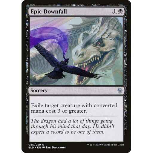 Throne of Eldraine - 85 - Epic Downfall - Uncommon - B - Foil