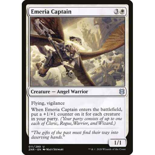 Zendikar Rising - 11 - Emeria Captain - Uncommon - W - Non-foil