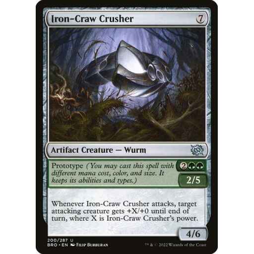 The Brothers' War - 200 - Iron-Craw Crusher - Uncommon - C - Non-foil