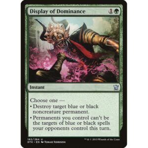 Dragons of Tarkir - 182 - Display of Dominance - Uncommon - G - Non-foil