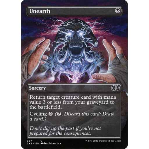 Double Masters 2022 - 357 - Unearth - Common - B - Foil