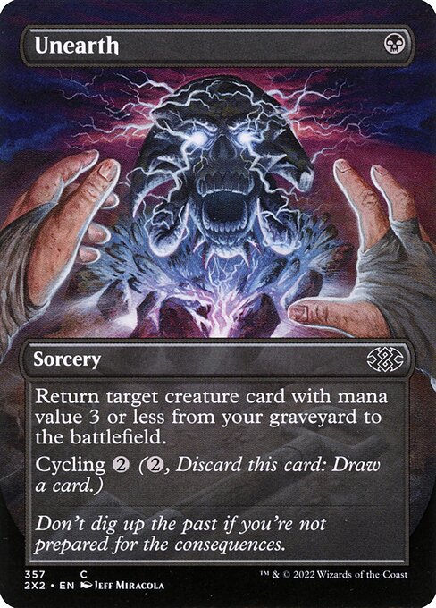 Double Masters 2022 - 357 - Unearth - Common - B - Foil