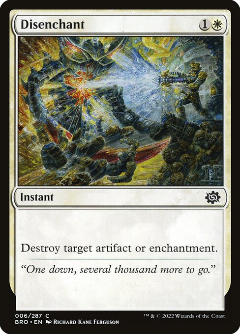 The Brothers' War - 6 - Disenchant - Common - W - Non-foil