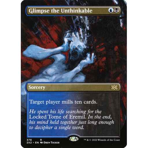 Double Masters 2022 - 378 - Glimpse the Unthinkable - Rare - UB - Non-foil