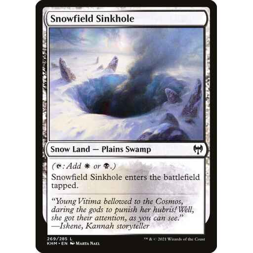 Kaldheim - 269 - Snowfield Sinkhole - Common - C - Non-foil
