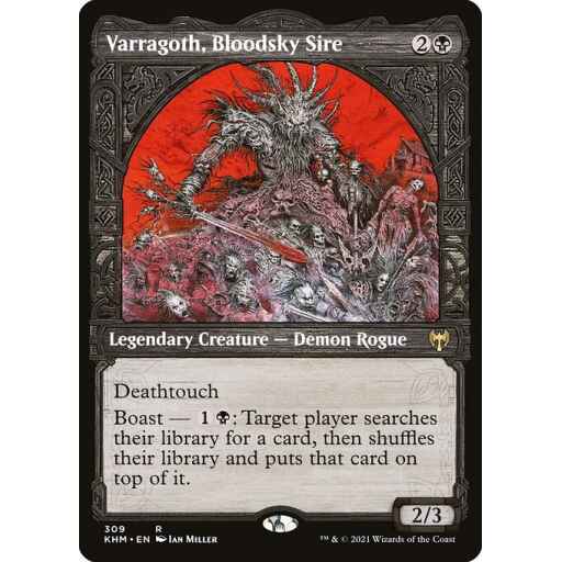 Kaldheim - 309 - Varragoth, Bloodsky Sire - Rare - B - Foil