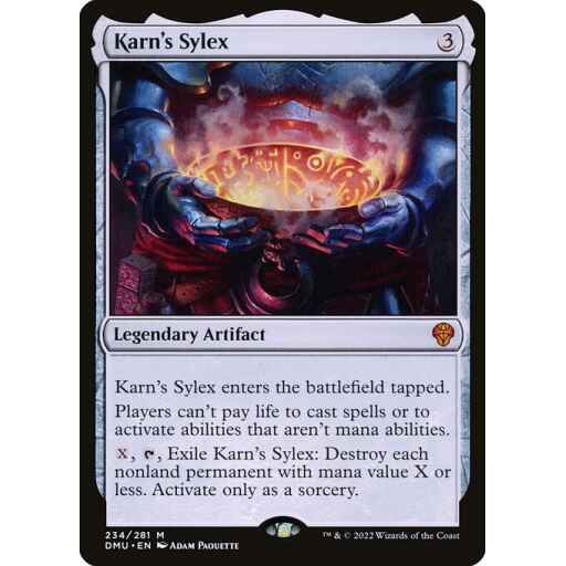 Dominaria United - 234 - Karn's Sylex - Mythic - C - Foil
