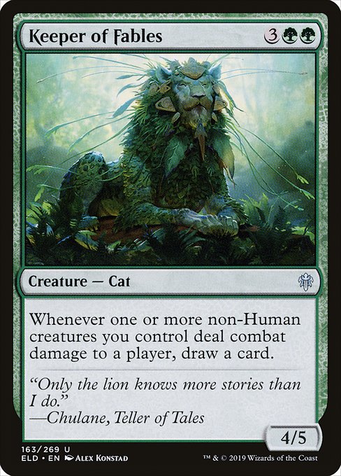 Throne of Eldraine - 163 - Keeper of Fables - Uncommon - G - Non-foil