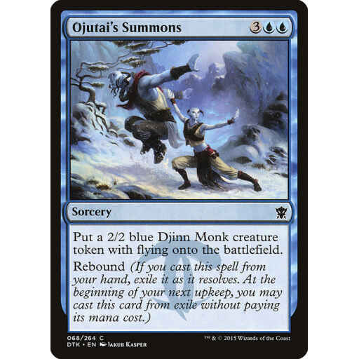 Dragons of Tarkir - 68 - Ojutai's Summons - Common - U - Non-foil