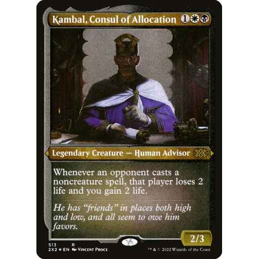 Double Masters 2022 - 513 - Kambal, Consul of Allocation - Rare - WB - Non-foil