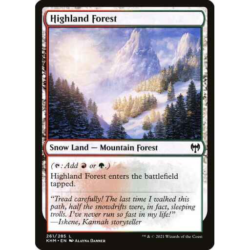 Kaldheim - 261 - Highland Forest - Common - C - Non-foil
