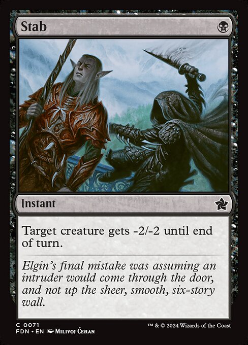Foundations - 71 - Stab - Common - B - Foil