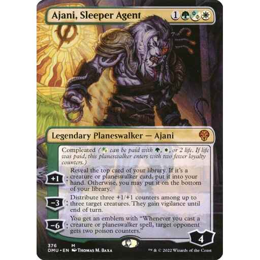 Dominaria United - 376 - Ajani, Sleeper Agent - Mythic - WG - Foil