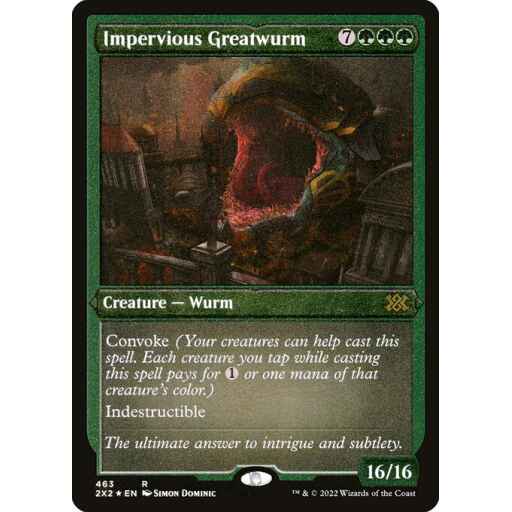 Double Masters 2022 - 463 - Impervious Greatwurm - Rare - G - Non-foil
