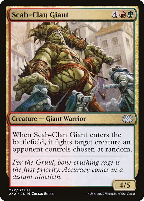 Double Masters 2022 - 272 - Scab-Clan Giant - Uncommon - RG - Foil