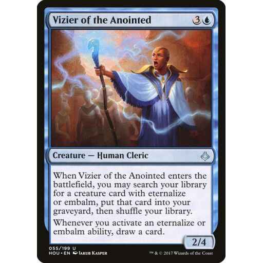 Hour of Devastation - 55 - Vizier of the Anointed - Uncommon - U - Non-foil