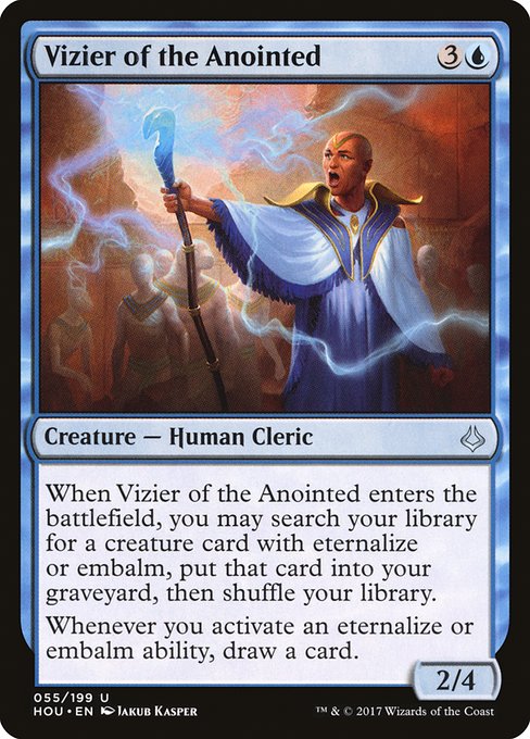 Hour of Devastation - 55 - Vizier of the Anointed - Uncommon - U - Non-foil