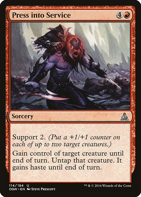 Oath of the Gatewatch - 114 - Press into Service - Uncommon - R - Non-foil