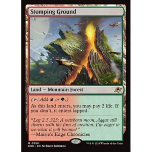 Edge of Eternities - 258 - Stomping Ground - Rare - C - Foil