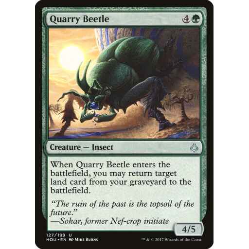Hour of Devastation - 127 - Quarry Beetle - Uncommon - G - Foil