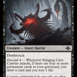 The Lost Caverns of Ixalan - 124 - Stinging Cave Crawler - Uncommon - B - Non-foil (Front)