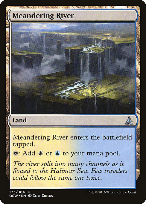 Oath of the Gatewatch - 173 - Meandering River - Uncommon - C - Non-foil