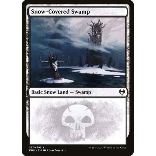 Kaldheim - 280 - Snow-Covered Swamp - Common - C - Foil