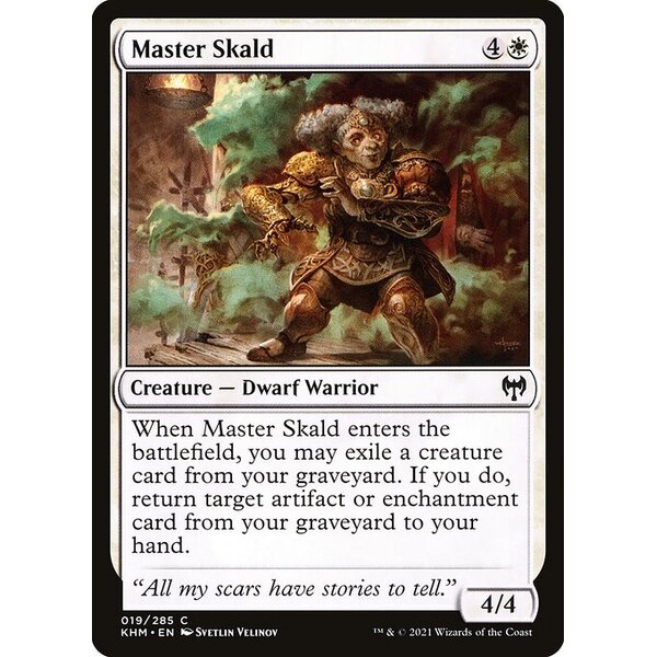 Kaldheim - 19 - Master Skald - Common - W - Non-foil