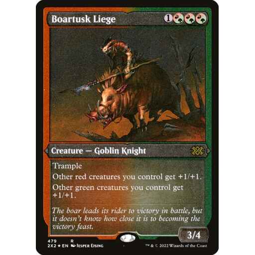 Double Masters 2022 - 479 - Boartusk Liege - Rare - RG - Non-foil