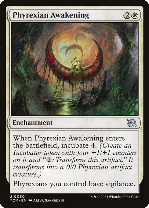 March of the Machine - 30 - Phyrexian Awakening - Uncommon - W - Foil