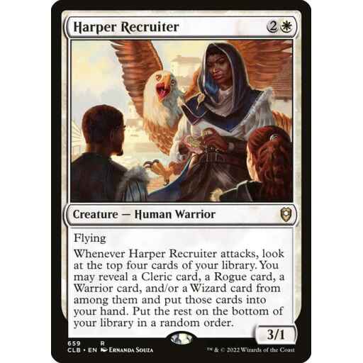 Commander Legends: Battle for Baldur's Gate - 659 - Harper Recruiter - Rare - W - Non-foil