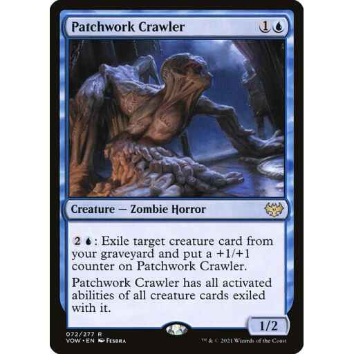 Innistrad: Crimson Vow - 72 - Patchwork Crawler - Rare - U - Foil