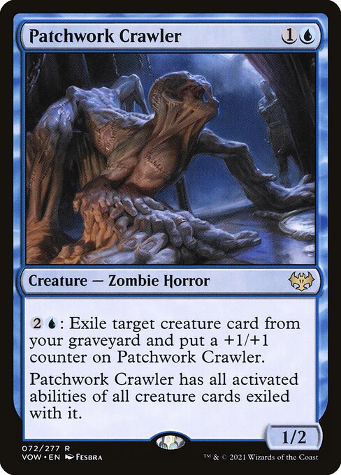 Innistrad: Crimson Vow - 72 - Patchwork Crawler - Rare - U - Foil